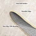 thumbnail image 4 of HOMERRY 6' x 9' Modern Area Rug for Living Room Solid Print Indoor Washable Neutral Carpet, Beige, 4 of 5