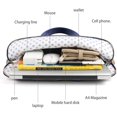 thumbnail image 3 of Laptop Bag 13.3 Inch - for Women Carrying Computer Shoulder Messenger Case Blue, 3 of 6