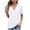 White, variant on TNDBKQWR Womens Shirts on Sale Workout Tshirts Shirts for Women Womens V Neck Tshirts Sexy Casual Tops for Women, White, L