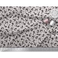 thumbnail image 3 of Soimoi Rayon Fabric Stripe & Cat Animal Print Fabric by Yard 56 Inch Wide, 3 of 3