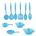 thumbnail image 2 of Birdeem 13-Piece Nonstick Cookware Set with 8.7 Inch Frying Pan,6.3 Inch Milk Pan,Soup Pots,Transparent Lids and Spatulas,Easy Clean,Even Heating and Heat Resistant Handles, 2 of 9