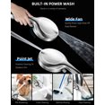 thumbnail image 3 of Hodvit Handheld Showerhead with Hose, 10 Spray Modes Stainless Steel High Pressure Shower Head,New, 3 of 8