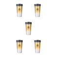 thumbnail image 2 of kurtrusly Reusable Thermal Cup Eco-Conscious Choice For Better Tomorrow Convenient gradient gold 500ml 5Set, 2 of 6