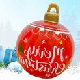 thumbnail image 1 of 60cm Inflatable Christmas Ball with Light Glow Giant Atmosphere Ball Home Garden, 1 of 8