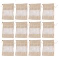 thumbnail image 1 of CIMAXIC Sacs de Rangement Pratiques 12 Pcs Pochettes de Rangement pour Bijoux Sacs à Cordon à la Mode Sacs Cadeaux, 7.09"X5.12"X0.08 Pouces, 1 of 4