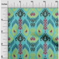 thumbnail image 1 of oneOone Polyester Lycra Fabric Swirl & Paisley Ikat Print Fabric BTY 56 Inch Wide, 1 of 1