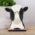 thumbnail image 3 of DIU Cadre de Lunettes Décoratif Tête de Vache pour Table de Chevet Ou Bureau 1 Pce, 3 of 8