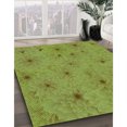 thumbnail image 3 of Ahgly Company Tapis Rectangulaire Lavable en Machine Intérieur Transitionnel Vert Pistache, 2 Pieds x 5 Pieds, 3 of 7