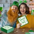 thumbnail image 3 of St Patricks Day Napkins Paper Napkins Disposable 24 Pack Green Shamrocks For Irish Themed Parties, 3 of 6