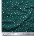 thumbnail image 1 of Soimoi Velvet Fabric Texture & Triangle Geometric Print Sewing Fabric Yard 58 Inch Wide, 1 of 3