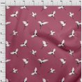 thumbnail image 4 of oneOone Polyester Spandex Pink Fabric Bird Sewing Material Print Fabric By The Yard 56 Inch Wide, 4 of 4