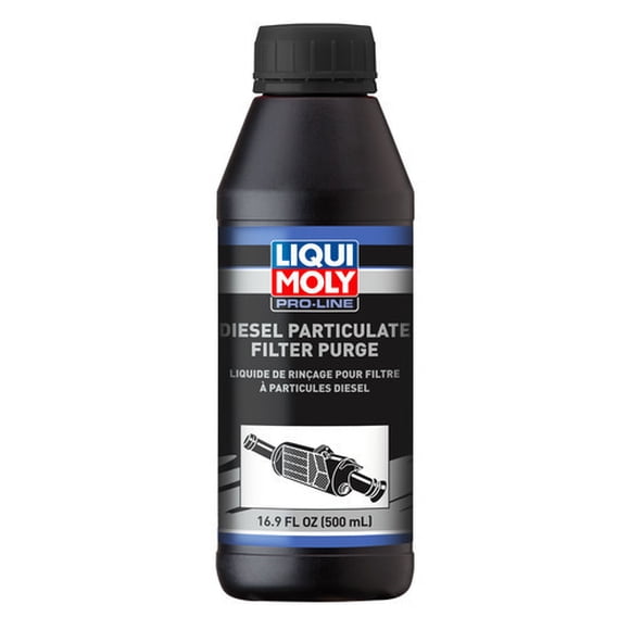 Liqui Moly Diesel Particulate Filter Cleaning Solution 20112 Pro Line; To Clean Soot Clogged DPF Units Without Disassembly; 500 Milliliter Bottle; Single