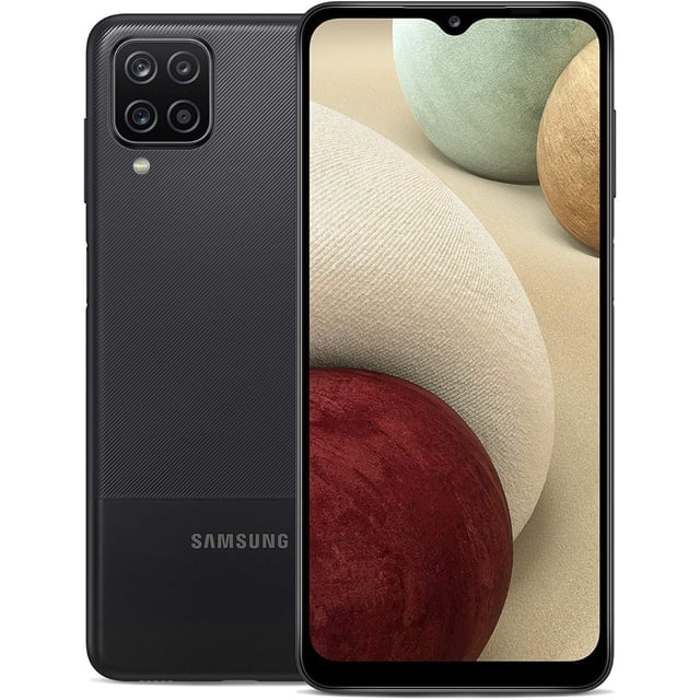 Samsung Galaxy A12 4G - 32GB – Black – 48MP Quad Rear & 8MP Front Camera - Fully Unlocked Smartphone - Excellent Condition