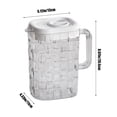 thumbnail image 3 of 2L Water Kettle Iced Beverage Dispensers,Iced Beverage Dispensers Fridge Pitcher,Refrigerator Dispenser Water Container for Kitchen Home Party Bar Wedding, 3 of 6