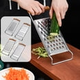 thumbnail image 1 of pstuiky Stainless Steel Grater Foldable & Double-Sided Multi-Functional Kitchen Tool for Potatoes, Cheese, Zesting 8.46X3.54 Inch Rust-Resistant, Easy to Clean & Store, 1 of 7