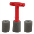 thumbnail image 3 of Car Wash Embedded Tire Screw Brush Lug Nut Wheel Cleaning Tools with 3 Extra Sponges, 3 of 7