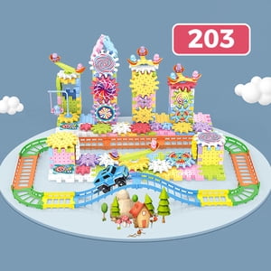 Toddler Building Toysdiy Science and Technology Changeable Building Blocks Mechanical Gear Children'S Educational Early Childhood Insertion Particles Building Block Toys