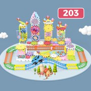 Birdeem Electric Diy Science and Technology Changeable Building Blocks Mechanical Gear Childrens Educational Early Childhood Insertion Particles Building Block Toys