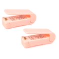 thumbnail image 1 of Oleegame 2PC Portable Mini Sealer Home Heat Bag Plastic Food Snacks Bag Sealing Machine Pink, 1 of 2