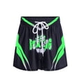 thumbnail image 3 of Moggemol Kids Boys Color Block Letter Printed Boxer Shorts Drawstring Elastic Waistband Boxer Trunk Green 6, 3 of 5
