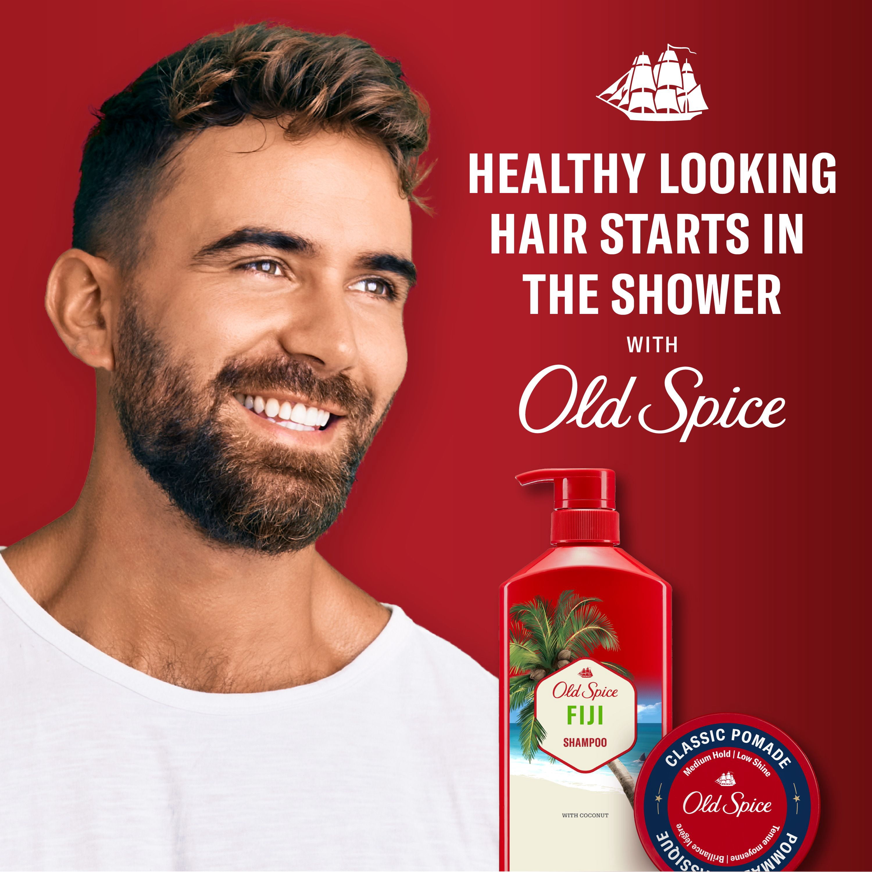 Old Spice Fiji Shampooing pour Hommes