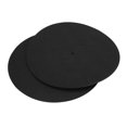thumbnail image 1 of Zerodis 2 Pack Turntable Platter Mat Felt Anti-Static Slipmat For Vinyl Record Players,3mm, 1 of 8