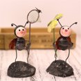 thumbnail image 4 of TFixol Whimsical Ladybug Garden Decor - Handcrafted Metal Art for Indoor & Outdoor Spaces, Rust-Resistant Iron & Resin Craftsmanship, Vibrant Colors, Perfect for Home, Office, or Cafe Accents., 4 of 6