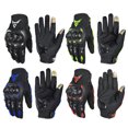 thumbnail image 3 of Royalbelle Gants de Moto pour Hommes Femmes, Réglable Poignet Protection de la Main Plein Doigt Gants de Moto à Écran Tactile, pour BMX ATV MTB Équitation, Escalade, 3 of 8