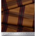 thumbnail image 2 of Soimoi polyester Crepe Fabric Check Check Print Fabric by the Yard 42 Inch Wide, 2 of 5