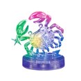 thumbnail image 1 of Huanglei 3D Crystal Puzzle Jig-saw Clear Twelve 12 Constellation Astrolog Flash LED Light, 1 of 1