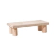 thumbnail image 3 of EDFBUYKRS Wooden Stool Small Bedside Step Stool Shower Stool Stool Bathroom Stool Square Foot Stool Camping Potty Wood Footstool Child Stool, 3 of 4