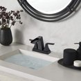 thumbnail image 2 of Robinet de Salle de Bain à Bec Cascade Centerset avec Ensemble de Drainage, 2 of 5