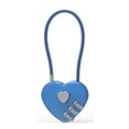 thumbnail image 1 of Langgg Serrure à Combinaison en Forme de Cœur en 2 Pcs, Combinaison en Forme de Cœur Durable, pour la Journée de Rangement et la Combinaison Extérieure Bleu 06U(50CM), 1 of 6