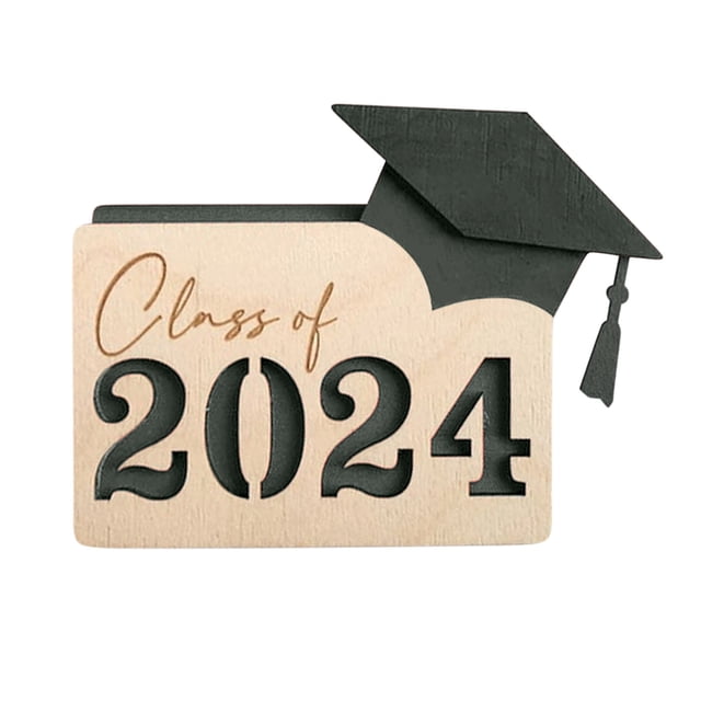 LSLJS Graduation Gift Card Graduation Gift New Wooden Graduation Card Box Envelope Card Wallet Graduation Gift Souvenir, Clamp Clamp