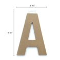 thumbnail image 2 of Lettre A en bois du décor Lerman, 2 of 4