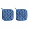 thumbnail image 1 of Ensemble de 2 Pcs de Porte-Casseroles en Coton, 6 Couleurs, Lavable à la Machine, 8 X 8, 1 of 3