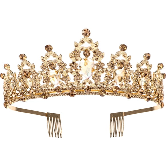 Couronne de Mariage en Strass, Diadème de Mariée, Couronne de Fête, Couronne Brillante, Couronne de Fiançailles