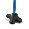 thumbnail image 1 of Hugo Black QuadPod Ultra Stable Cane Tip with Compact Quad Design, 0.75", 1 of 3