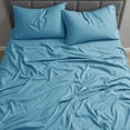 thumbnail image 3 of Nestl Full XL Sheet Set, 1800 Series Microfiber Deep Pocket 4 Piece Bed Sheet Set, 3 of 8