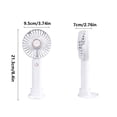 thumbnail image 1 of White Handheld Mini Small Fan Usb Charging Portable Rechargeable Student Dormitory Office Compact Design Long Battery Life Efficient Cooling Lightweight, 1 of 9