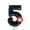 Number 5, variant on Goleeg Glitter Black Birthday Candle, Number 5 Cake Candles, Birthday Candles for Cake Topper Decoration