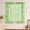 Green, variant on Solid Color Sheer Curtains With Double-layered Stereoscopic Butterflys Brooch Accessories Suitable For Home Holiday Parties Or Everyday Decoration