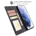thumbnail image 2 of Luxury Wallet Flip PU Leather Phone Case For Samsung Galaxy S23 S22 S21 Plus Note 10 20 Ultra 5G Card Slots Cover With Strap, 2 of 4