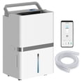 thumbnail image 1 of HOMCOM 100pt Large Dehumidifier, WiFi Dehumidifier with Humidity Control, 1 of 10