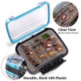 thumbnail image 4 of Dr.Fish Fly Fishing Box Flies Case Waterproof Fly Box Lure Foam Clear Double Side Size S, 4 of 6