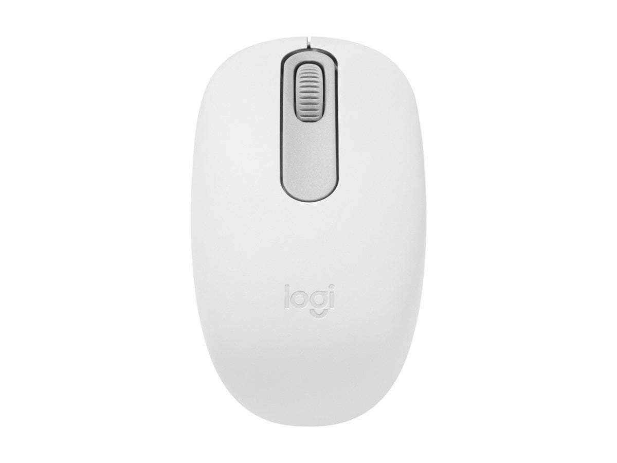 Logitech M196 Wireless Ambidextrous Optical Bluetooth & USB Mouse, Off-White