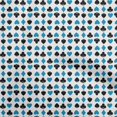 thumbnail image 1 of oneOone Rayon Medium Blue Fabric Poker Card Sewing Craft Projects Fabric Prints By Yard 56 Inch Wide, 1 of 4
