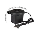thumbnail image 2 of RKSTN Plastic Air Pump Home Use Air Pump Suction Pump Inflations and Deflation Pump Convenient to Carry for Outdoor Camping Car Air Pump, 2 of 4