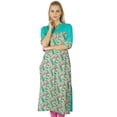 thumbnail image 1 of Bimba Kurta Kurti Personnalisée en Coton pour Femmes, Ethnique Indienne, Haut à Manches 3/4, Tunique Décontractée, 1 of 6