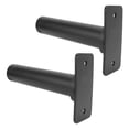 thumbnail image 3 of 2pcs Steel Barbell Holder Stable Durable Save Space Weight Plate Rack for Gym Fitness Enthusiast, 3 of 14